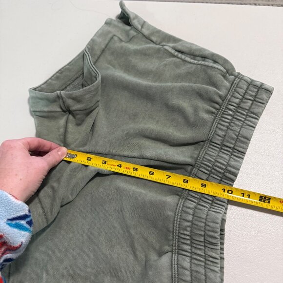Aerie Green Suns Out High Waisted Sweat Short w Pockets Womens size XS - Picture 9 of 9